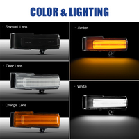Vente en gros de feux de jour blancs à double fonction, clignotants ambrés pour Ford F150 2015, rétroviseur LED, clignotant