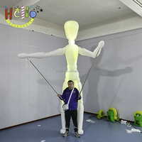 Costume de parade en forme d'homme, marionnette gonflable en forme d'homme