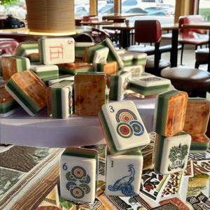 2026 Hot Sale High Quality Acrylic American Jewish Mahjong Tile Four Layers Portable Modern 4 Players <b>Entertainment</b> - Product Image 2