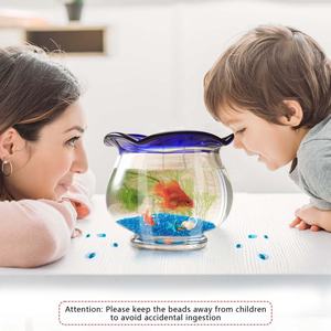 수영장 수족관 정원 장식용 야외 조경 호텔 대량 공급을위한 단색 장식 컬러 유리 구슬 - Product Image 6