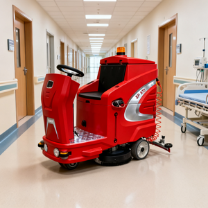 bibo SP870 Dual-<b>Brush</b> <b>Floor</b> Scrubber Standard Configuration Ride-On Industrial <b>Floor</b> Scrubber for Workshop and Commercial Use - Product Image 1