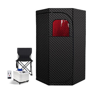 ZT Ontwerp Tente de sauna vapeur pliable pour 1 personne, amincissante, pour usage intérieur, corps entier, sauna vapeur portable et poêle - Product Image 1