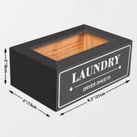 Support de rangement pour feuilles de séchage, distributeur et conteneur, pour l'organisation et le rangement de la buanderie, gain de place