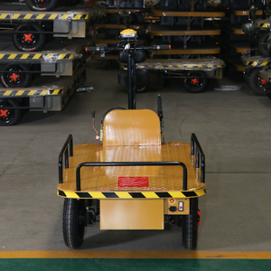 Chariot à plateforme électrique à quatre roues, chariot de transport portable, capacité de charge de 1000 kg, OEM industriel pour entrepôt - Product Image 4