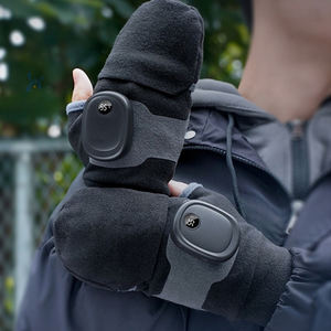 Outdoor Winter Battery Heated <b>Fingerless</b> <b>Gloves</b> <b>for</b> Skiing Skating <b>Typing</b> Writing Touch Screen Warm <b>Gloves</b> - Product Image 5