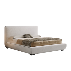 High-Quality Modern Minimalist Solid <b>Pine</b> Wood & Plywood Noise-Reducing Double <b>Bed</b> for Bedroom - Product Image 4