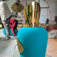Bouteille de parfum cosmétique d'usine Sculpture de parfum en fibre de verre Service personnalisé pour présentoir de bouteille géant