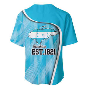 Maillot de baseball Jour de l'Indépendance du Honduras depuis 1821, 15 septembre, Célébration nationale du Honduras, Chemise de baseball décontractée à boutons - Product Image 4