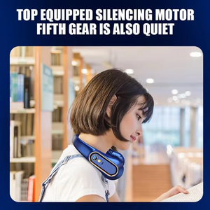 Offre Exclusive : Ventilateur Portable de Cou pour Voiture, Climatiseur Blanc Rechargeable Sans Lames - Product Image 3