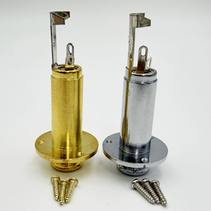 Soket Jack <span class=keywords><strong>Output</strong></span> Gitar Elektrik Model Cup Logam Pengganti Grosir, Konektor Audio - Product Image 5
