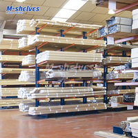 Étagère de Garage Rack conception Cantilever pour le stockage Long tuyau de bois