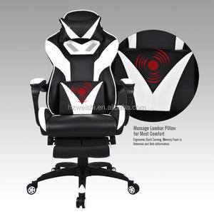 WSZ7100 chaises de jeu professionnelles personnalisées avec fonction de massage chaise de jeu Furgle chaise de jeu chaises de jeu de poste de travail - Product Image 4