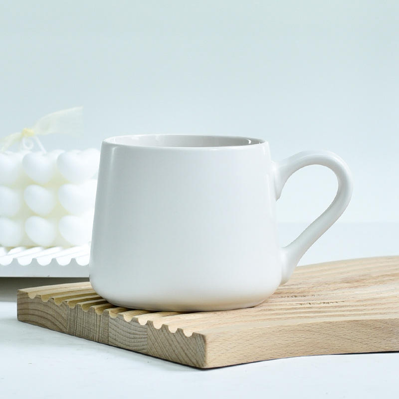 Matte White Large Belly Cup