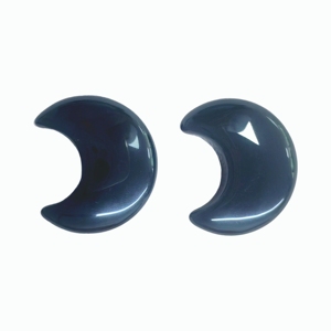 Compresse oculaire massante en obsidienne 100 % pierre naturelle pour les soins du contour des yeux, outil de beauté pour le visage - Product Image 2