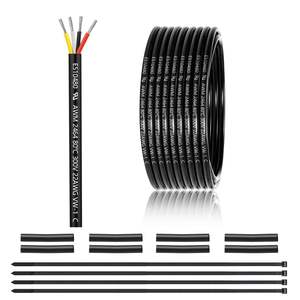 כבל חשמל לרכב אמריקאי סטנדרטי 2464, 28Awg 12Awg, 2-8 גידים, כבל אות שמע עם בידוד PVC - Product Image 1