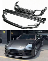 Kit carrosserie en fibre de carbone style SP pour Porsche Panamera 976 : lèvre avant, jupes latérales, diffuseur arrière, spoiler