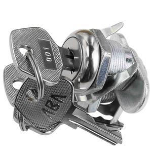 Superbe boîte à outils avec serrure à came, serrure de jante en alliage de zinc chromé pour boîte aux lettres, boîte à outils, entrepôt, meuble, armoire - Product Image 1