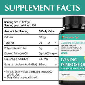 Capsule di Olio di Enotera, Integratore Tonico Nutrizionale Ricco di GLA per l'Equilibrio Ormonale Femminile - Product Image 4