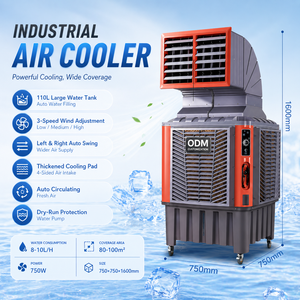 Climatiseur mobile industriel évaporatif portable le plus vendu pour ateliers en milieu désertique au Pakistan - Product Image 2