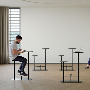Metal <strong>Outdoor</strong> <strong>Bar</strong> Table &amp; Chair <strong>Set</strong> for Patios Terraces Gardens Home <strong>Bars</strong> Modern Minimalist Design Home Furniture - Product Image 1