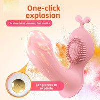 Masturbateur vibrant sans fil télécommandé Meng Rabbit pour femme, à forte vibration, faible bruit, fabriqué en Chine, vente en gros