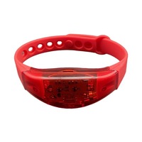 Bracelet de poignet pour fêtes, événements et concerts personnalisés Bracelet LED pulsera lumineux activé par le son Bracelet LED lumineux avec capteur de musique