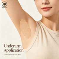 Patch absorbant la transpiration sous les aisselles, respectueux de la peau, auto-adhésif, invisible, coussinet pour les aisselles, doublure pour les aisselles, logo personnalisé, usine OEM