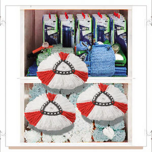 Pour <span class=keywords><strong>Vileda</strong></span> <span class=keywords><strong>Easy</strong></span> <span class=keywords><strong>Wring</strong></span> Remplacement Tampons de vadrouille en microfibre Réutilisables pour 360 pour Spin Mop Head Remplacement de vadrouille humide pour <span class=keywords><strong>Vileda</strong></span> - Product Image 2