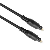 Câble audio numérique TV personnalisé 1m 2m 3m Connecteur doré Fibre optique Toslink OD 4.0mm