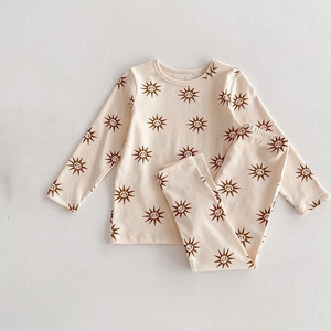 Ensemble <span class=keywords><strong>pyjama</strong></span> respirant à manches longues et pantalon long pour enfants, imprimé animal, vêtements de nuit doux pour filles et garçons, usage domestique - Product Image 6