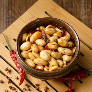 Snacks de Cacahuete Picantes Envasados al Vacío de 150 g: Cacahuates Picantes <span class=keywords><strong>y</strong></span> Entumecedores Tostados en Seco, Aperitivo Sabroso <span class=keywords><strong>y</strong></span> Delicias de Cacahuete Tostado - Product Image 2