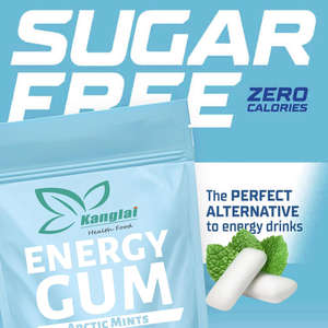 कैफीन के पूरक के साथ थोक उच्च गुणवत्ता वाले ऊर्जा गम खरीदें ऊर्जा समारोह को बढ़ावा देने में मदद - Product Image 3