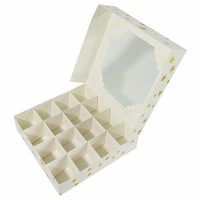 Boîte d'emballage en papier transparente en forme de nuage pour chocolats, biscuits et gâteaux