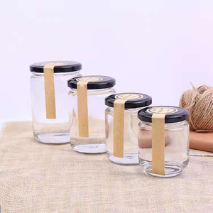 Bocaux en verre personnalisés avec couvercle à vis métallique pour la conservation des aliments à la maison, confitures, cornichons et conserves, disponibles en 45ml, 100ml, 195ml, 350ml, 500ml - Product Image 3