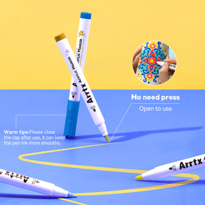 High Adhesion Arrtx AACM-0560A Paint Pens Set Acrylic Paint Markers Brush <strong>Nib</strong> - Product Image 2