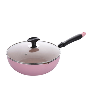 Sartén de aluminio antiadherente, fabricantes de sartenes, wok, con fondo de inducción, juego de utensilios de cocina - Product Image 4