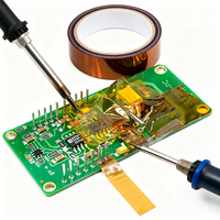 Ruban industriel en polyimide en gros pour masquage de soudure à la vague de circuits imprimés, résistant, propre, isolation électrique, approvisionnement direct usine, en vrac