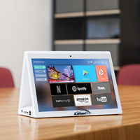 Écran tactile double écran de 10,1 pouces, appareil de rétroaction client, affichage numérique Android 8.1, Wi-Fi intégré pour