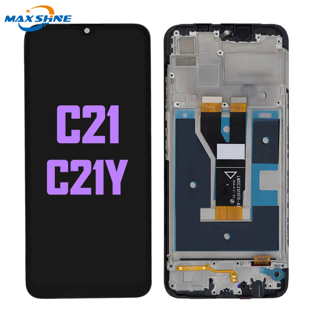 Original LCD Display Touch Screen Replacement for Realme C21 Mobile Phone Compatible With Galaxy Huawei Oppo Models Plus XR