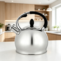 Bouilloire sifflante en acier inoxydable pour cuisinière domestique