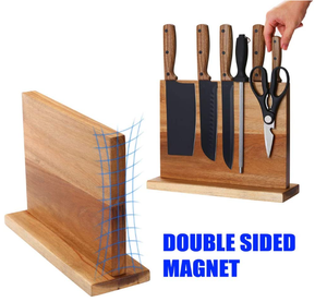 Soporte magnético para bloque de cuchillos de cocina para el hogar, soportes magnéticos con fuertes imanes mejorados, soporte multifuncional para cuchillos de almacenamiento - Product Image 2