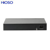 HiOSO HA7004T avec 4 modules PON PX20+++7db, équipement fibre optique 4PON EPON OLT, solutions FTTx, mini OLT 4 ports FTTH