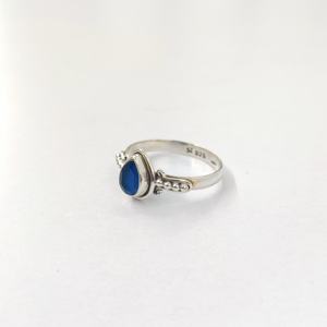 Anillo de Zafiro, Anillo de Plata de Ley 925 con Piedra Preciosa, Colección Hecha a Mano, Anillos Finos, Joyería de Plata, Precio al por Mayor - Product Image 2