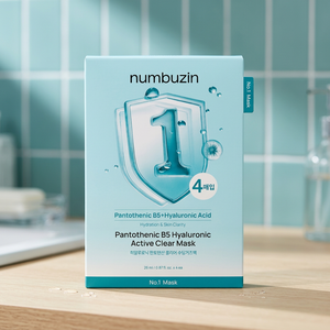 นัมบูซิน หมายเลข 1 แพนโทธีนิก บี5 ไฮยาลูโรนิค แอคทีฟ เคลียร์ มาส์ก (5 ชิ้น) - ผลิตภัณฑ์บำรุงผิวจากเกาหลี มาส์กไฮยาลูโรนิค บี5 ช่วยเติมความชุ่มชื้น - Product Image 2