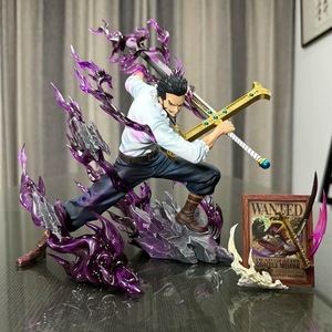 Figura de Anime de 35 cm, 1 Pieza, Dracule Mihawk, Figura de Plástico, Derivados de Animación, Estatua, Modelo, Juguete, Muñeca - Product Image 1