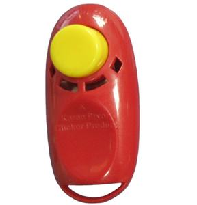 Clicker de entrenamiento de mascotas de plástico colorido para perros, ligero duradero, fácil de usar - Product Image 1
