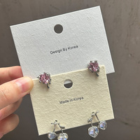Cartes à Bijoux Personnalisées en Papier Vanille de Haute Qualité, LOGO Personnalisable, 8*8 CM, Crème-Jaune, pour Boucles d'Oreilles