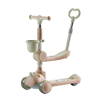 Produits pour bébés, chariot pliable multifonctionnel, poussette-scooter 3 en 1 avec siège auto, vente en gros depuis la Chine