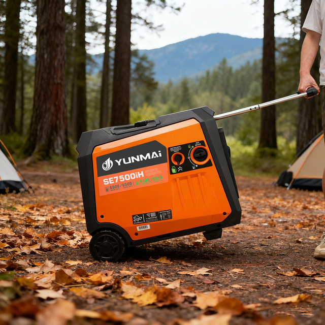 6KW 230V 240V 50HZ 60HZ Hybrid Power Dual Fuel Inverter Generator LPG Compatible Ultra-Quiet Portable Power for Camping Backup