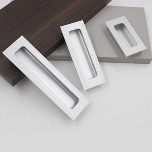Poignée invisible encastrée en aluminium rainuré pour porte coulissante de luxe, adaptée aux armoires et tiroirs de chambre à coucher - Product Image 5